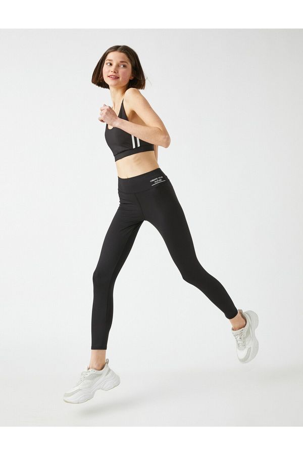 Koton Koton Leggings - Black - High Waist