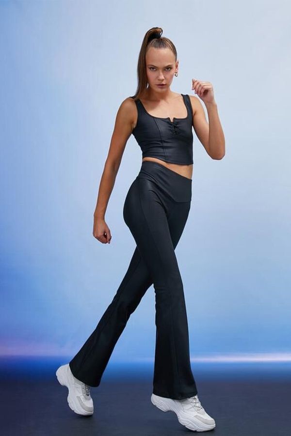 Koton Koton Leggings - Black - High Waist