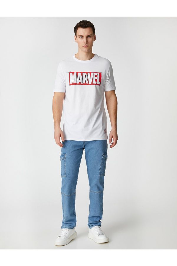 Koton Koton Marvel T-Shirt Licensed Printed Crew Neck