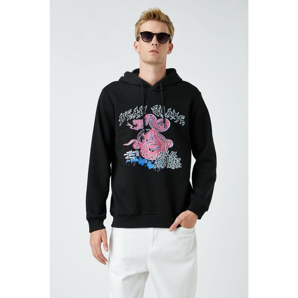 Koton Koton Men's Black Sweatshirt