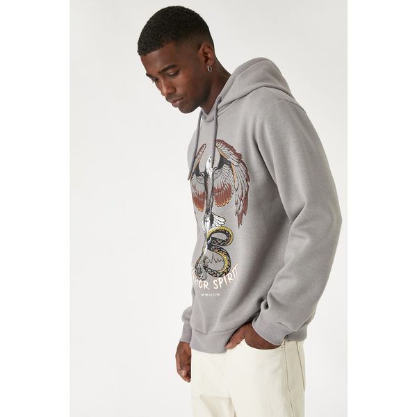 Koton Koton Men's Gray Sweatshirt