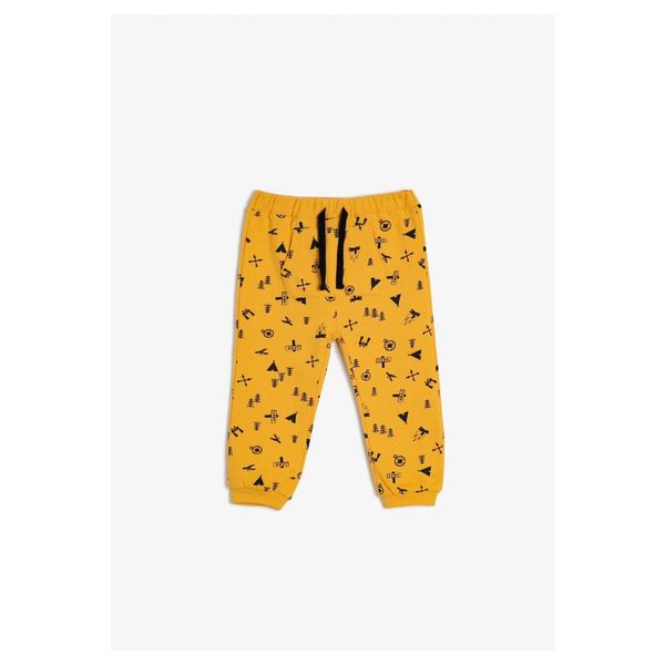 Koton Koton Men's Yellow Sweatpants