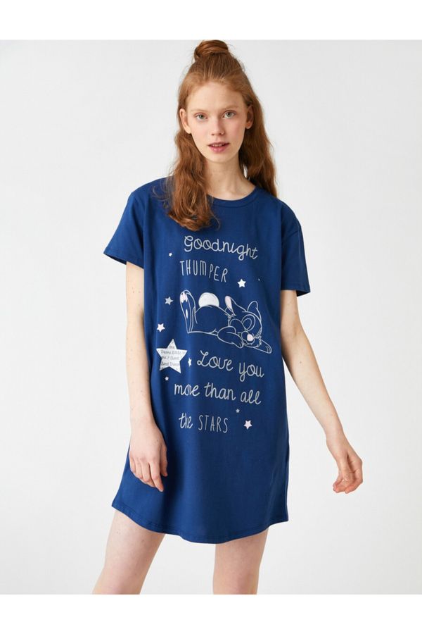 Koton Koton Nightgown - Navy blue - A-line