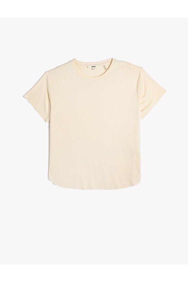 Koton Koton Oversize T-Shirt Modal Blend