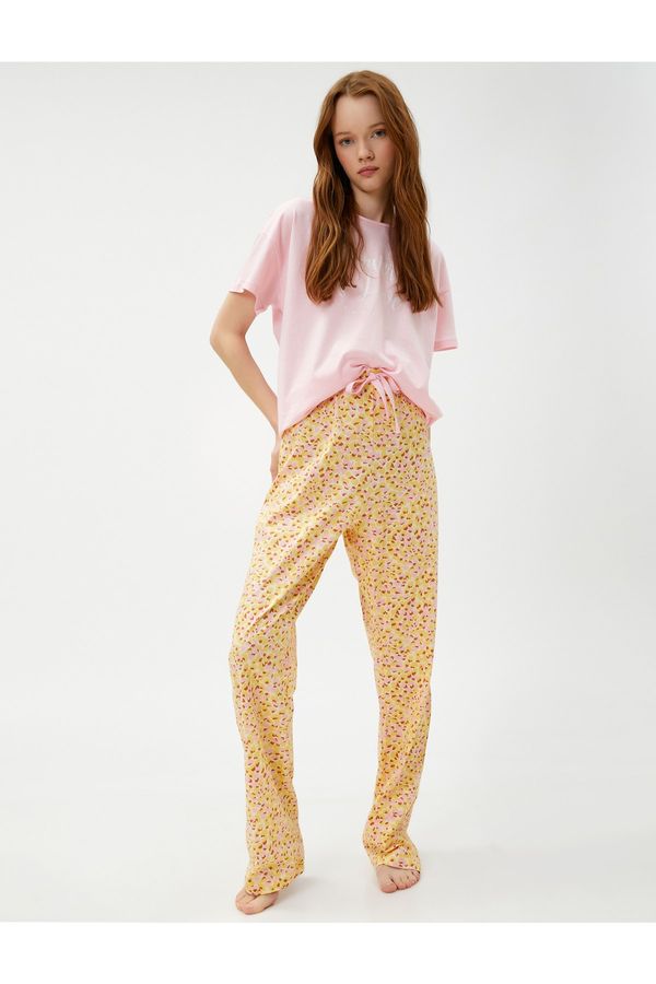 Koton Koton Pajama Set - Yellow - Short