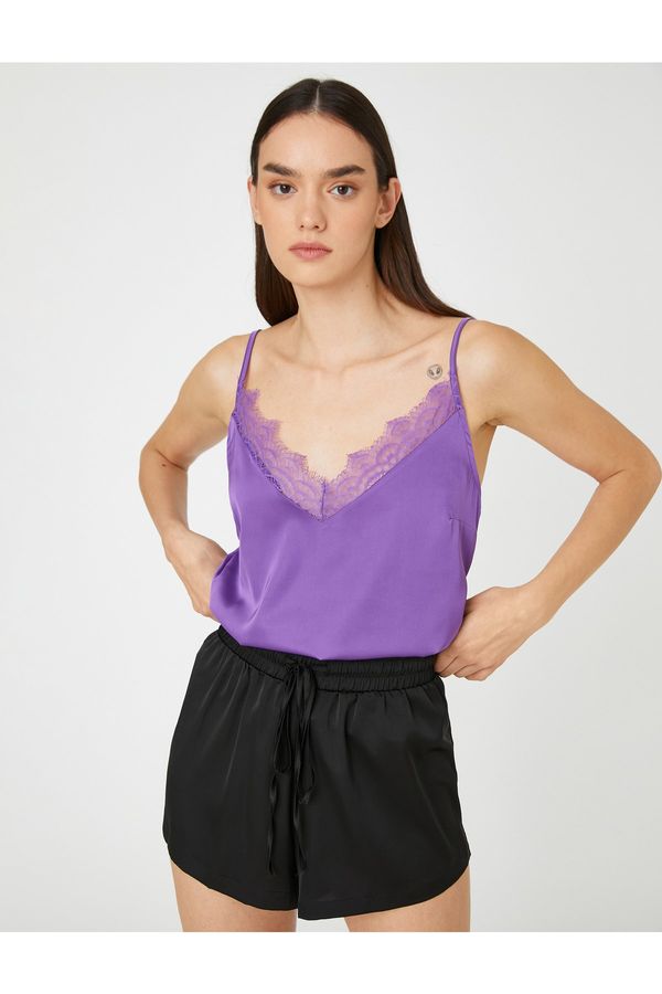 Koton Koton Pajama Top - Purple