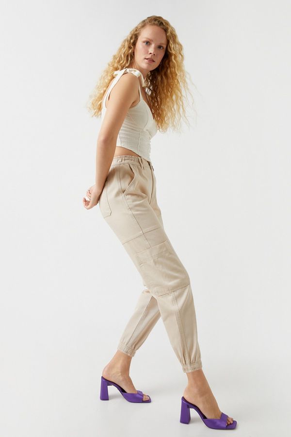 Koton Koton Pants - Beige - Slim