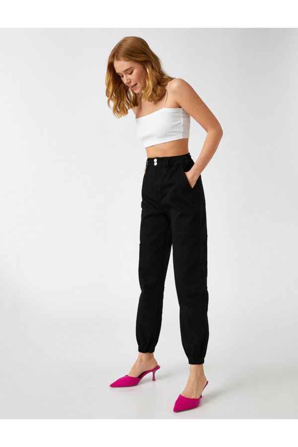 Koton Koton Pants - Black - Joggers