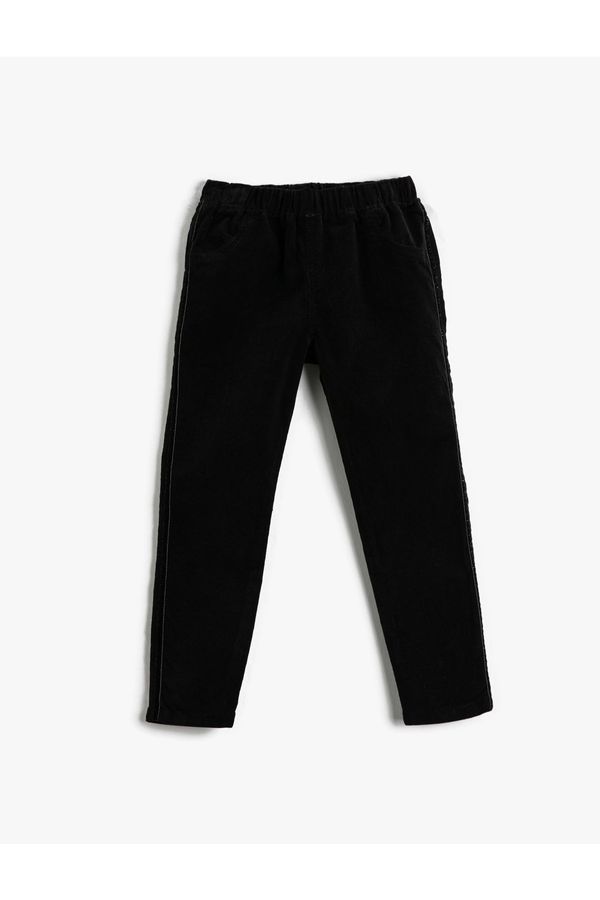 Koton Koton Pants - Black - Slim