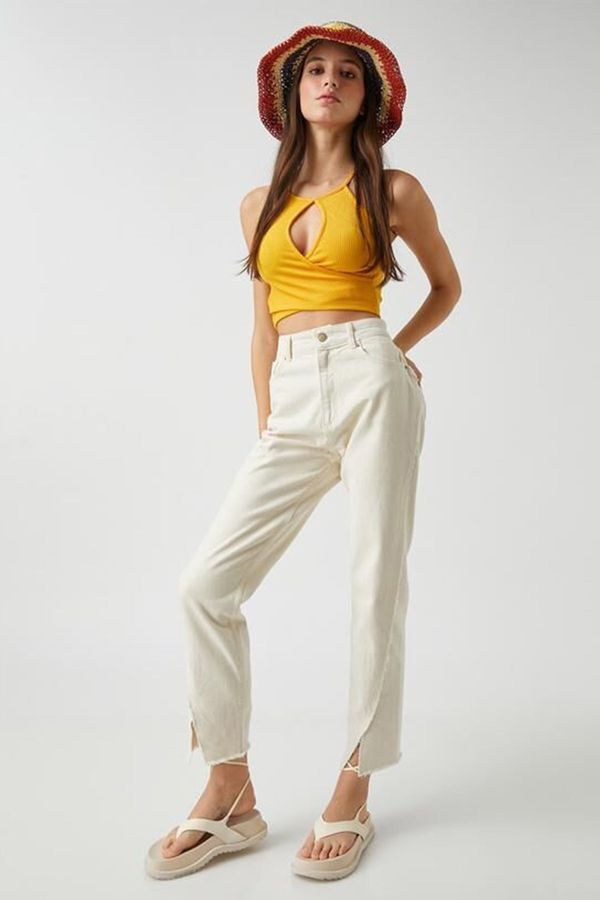 Koton Koton Pants - Ecru