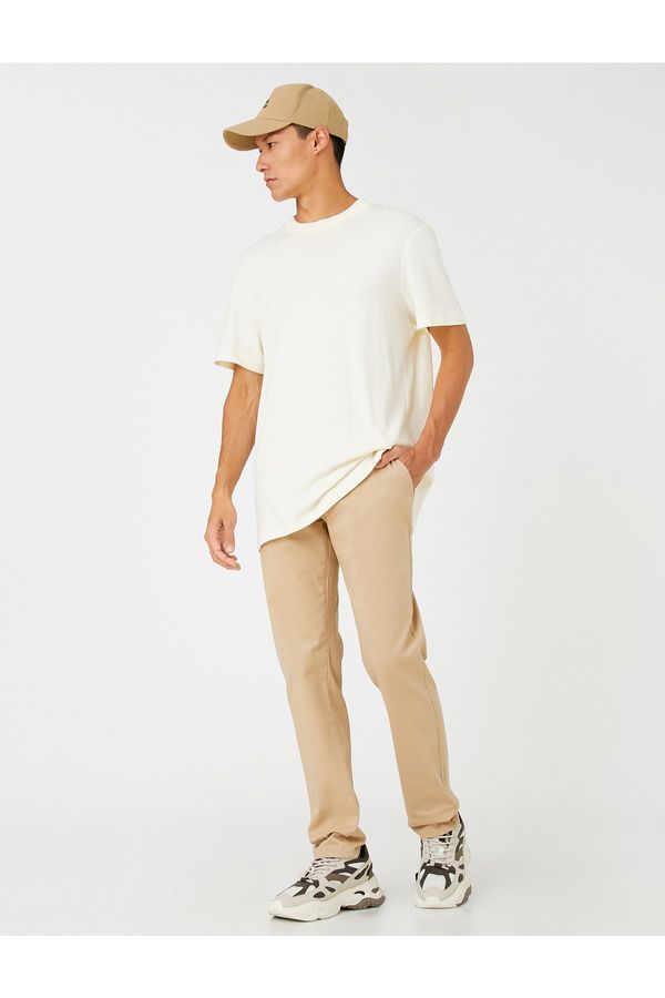 Koton Koton Pants - Ecru - Slim