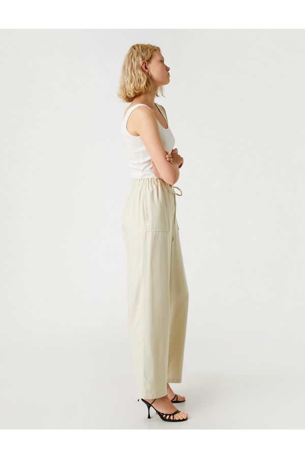 Koton Koton Pants - Gray - Wide leg