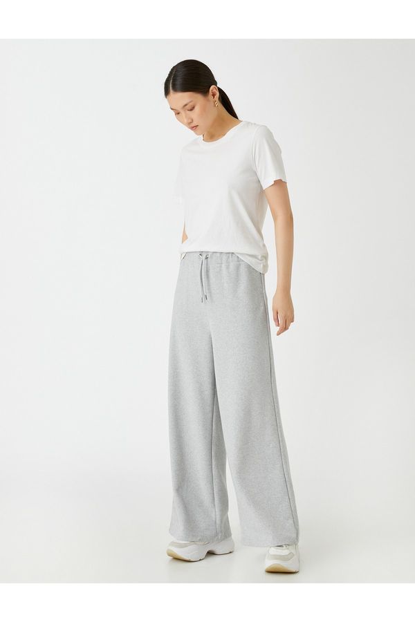 Koton Koton Pants - Gray - Wide leg