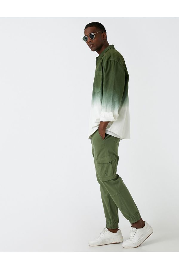 Koton Koton Pants - Khaki - Cargo