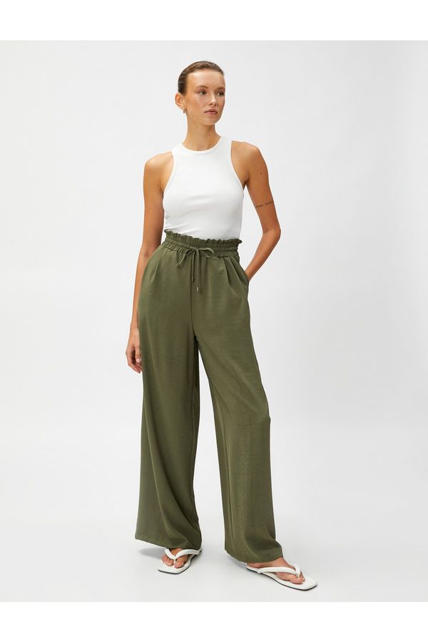 Koton Koton Pants - Khaki - Relaxed