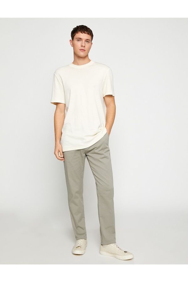 Koton Koton Pants - Khaki - Slim