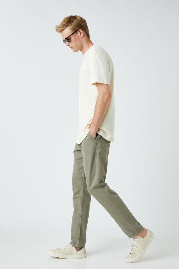 Koton Koton Pants - Khaki - Straight