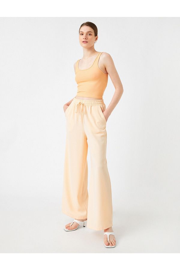 Koton Koton Pants - Orange - Loose