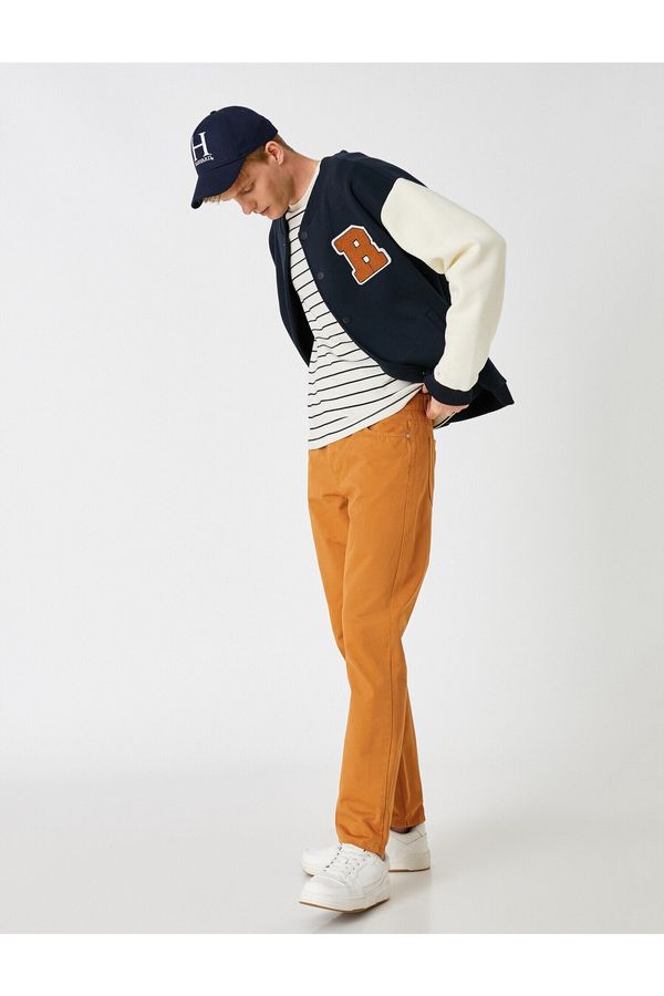 Koton Koton Pants - Orange - Straight