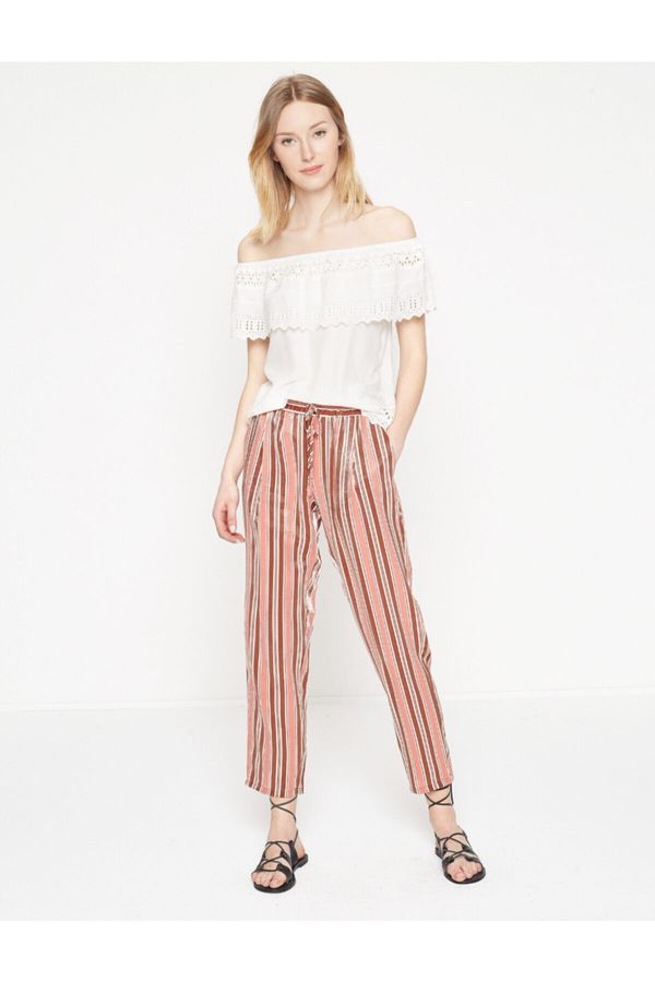 Koton Koton Pants - Pink - Relaxed