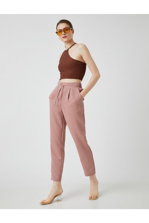 Koton Koton Pants - Pink - Straight