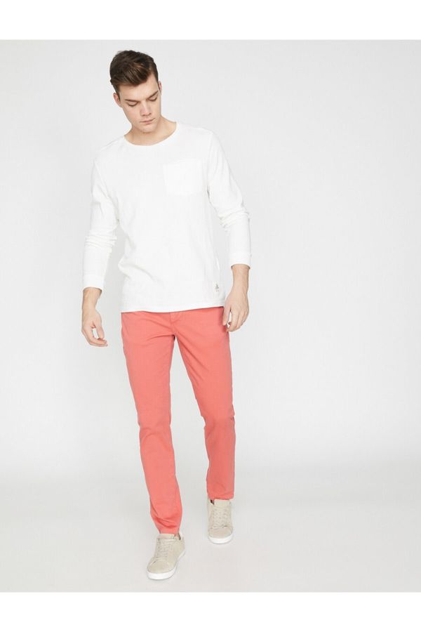 Koton Koton Pants - Pink - Straight
