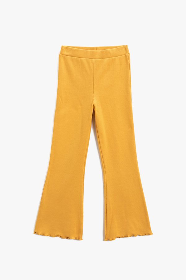 Koton Koton Pants - Yellow - Flare