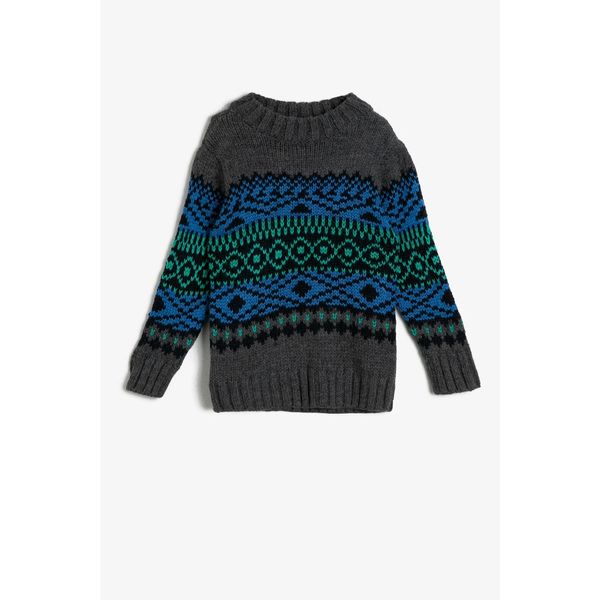 Koton Koton Patterned Knitwear Sweater