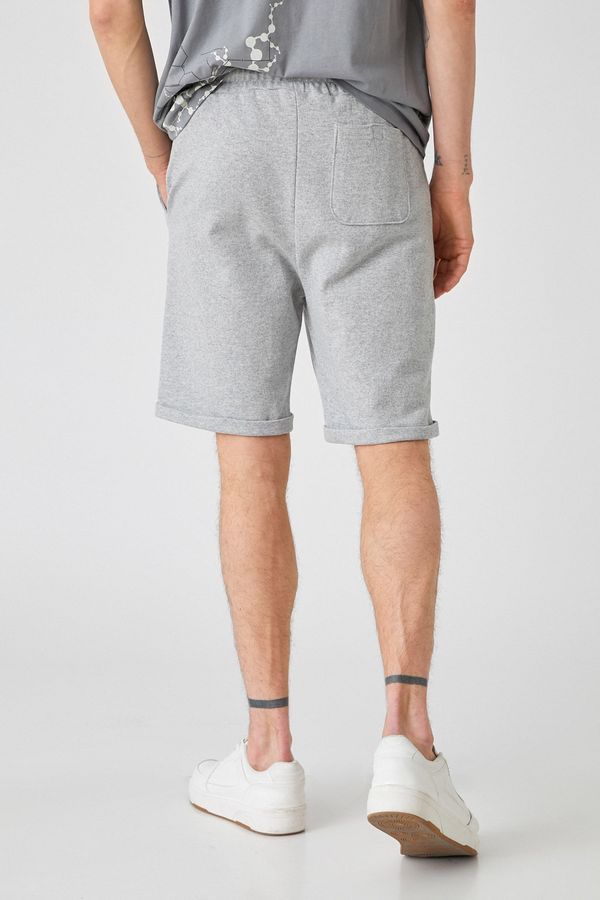 Koton Koton Pile Gray Shorts