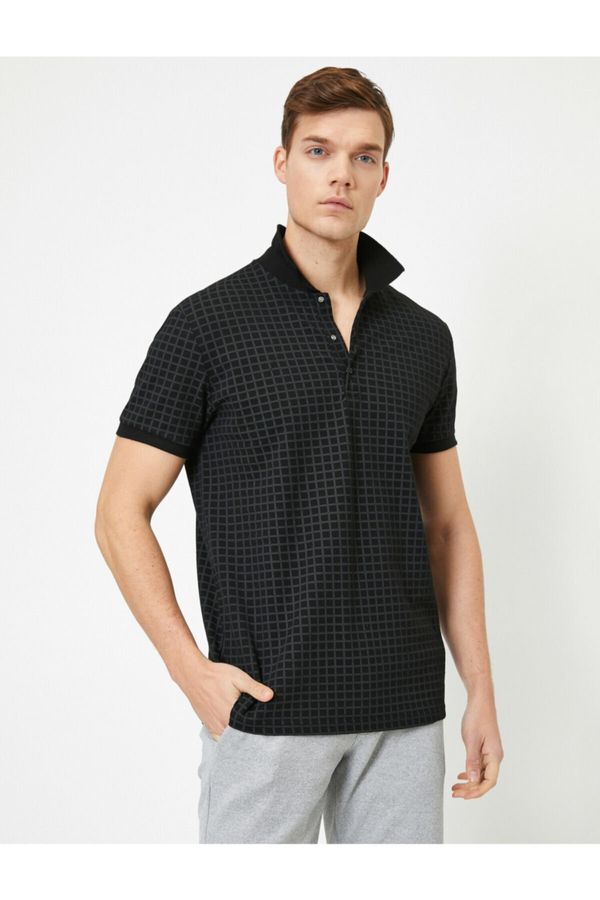 Koton Koton Polo T-shirt - Black - Regular fit