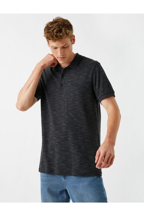 Koton Koton Polo T-shirt - Gray - Regular fit