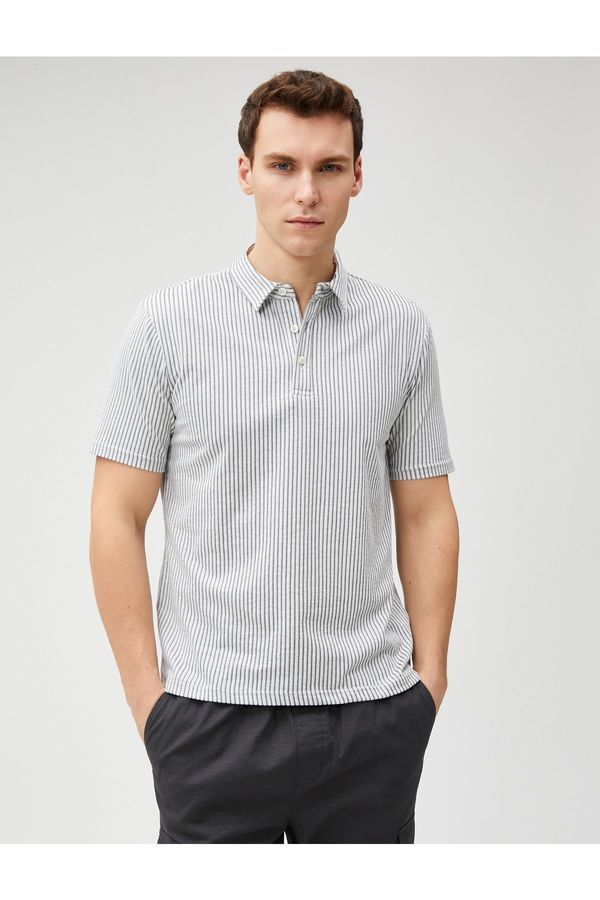 Koton Koton Polo T-shirt - Gray