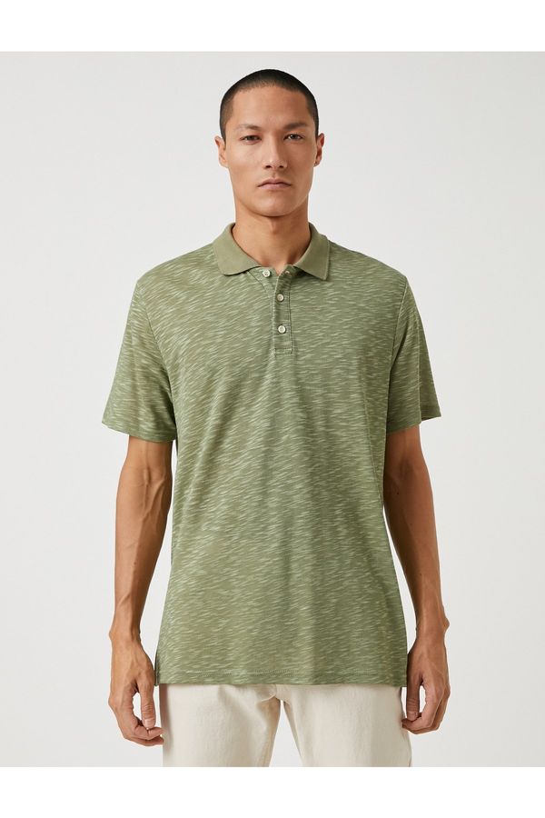 Koton Koton Polo T-shirt - Green - Regular