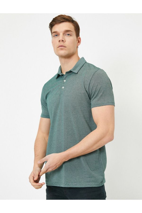 Koton Koton Polo T-shirt - Green - Slim fit