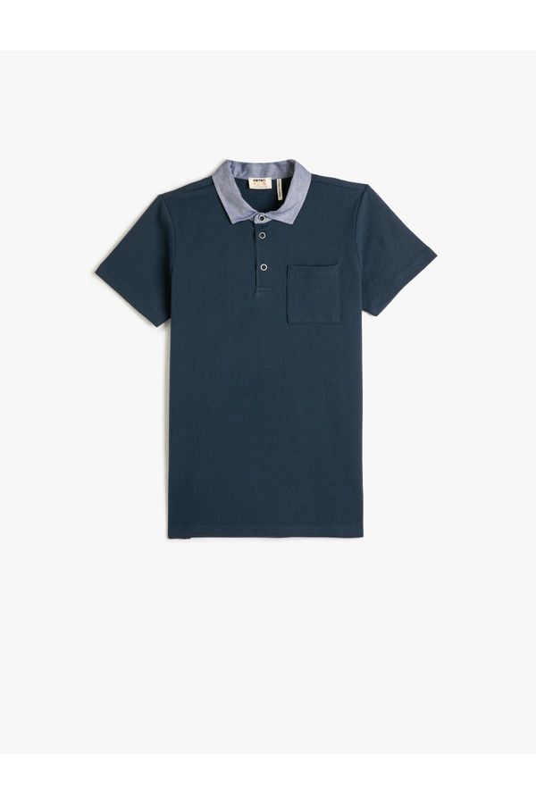 Koton Koton Polo T-shirt - Navy blue