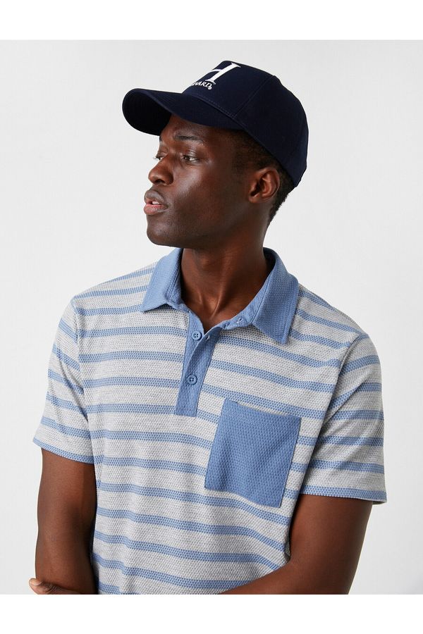 Koton Koton Polo T-shirt - Navy blue - Fitted