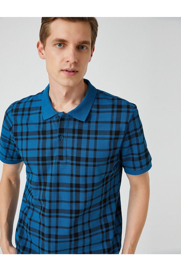 Koton Koton Polo T-shirt - Navy blue - Fitted