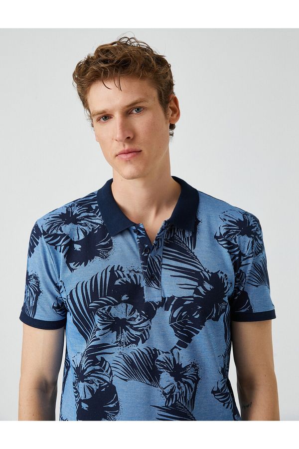 Koton Koton Polo T-shirt - Navy blue - Fitted