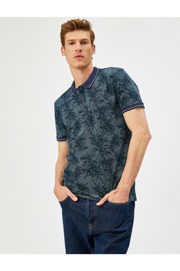 Koton Koton Polo T-shirt - Navy blue - Regular fit