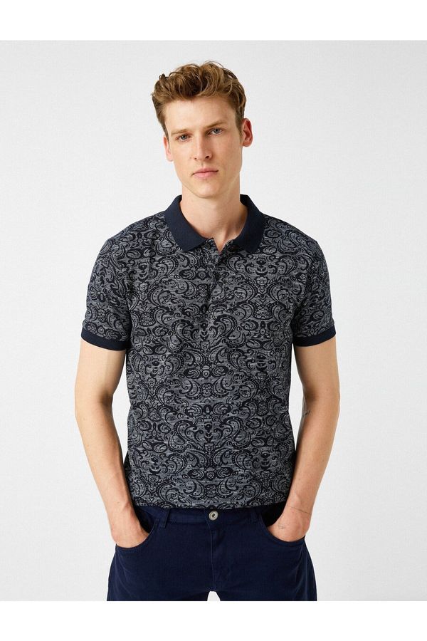 Koton Koton Polo T-shirt - Navy blue - Regular fit