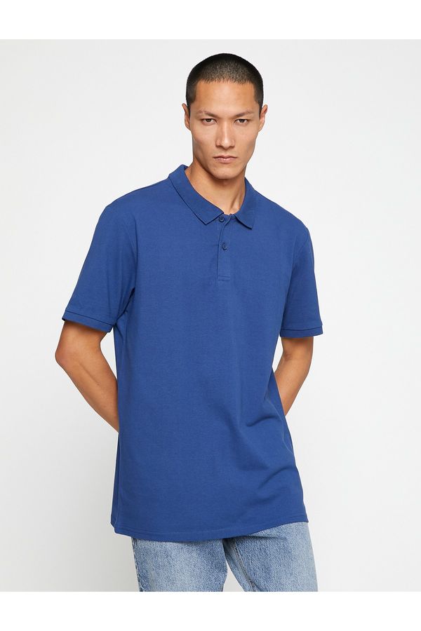Koton Koton Polo T-shirt - Navy blue - Regular fit