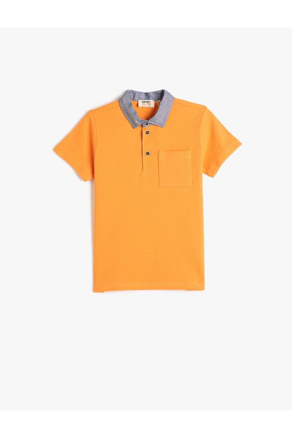 Koton Koton Polo T-shirt - Orange