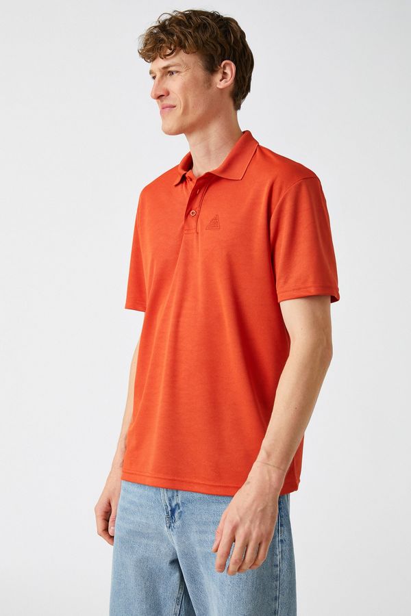 Koton Koton Polo T-shirt - Orange - Regular fit