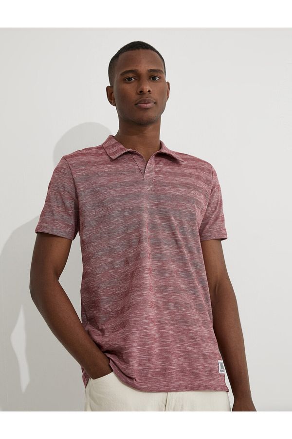 Koton Koton Polo T-shirt - Pink - Fitted
