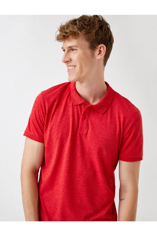 Koton Koton Polo T-shirt - Red - Regular fit