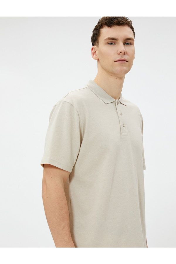 Koton Koton Polo T-Shirt Short Sleeve Buttoned