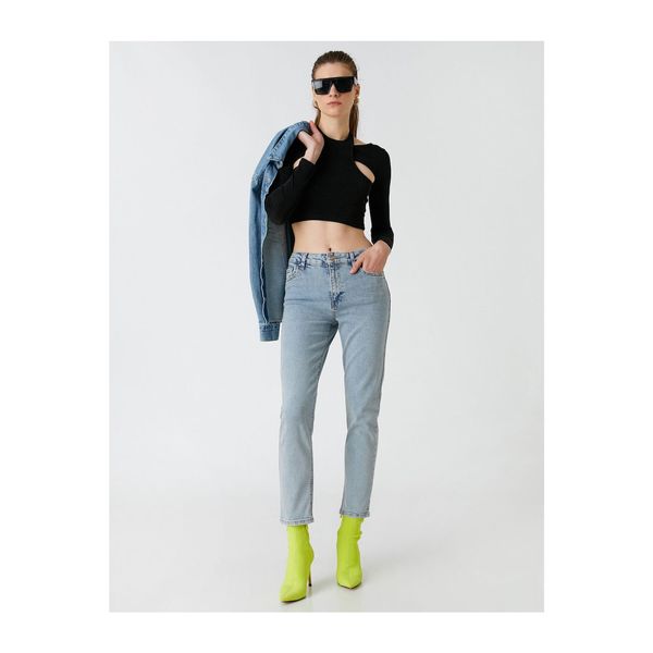 Koton Koton Regular Waist Slim Leg Jeans - Kate Jean