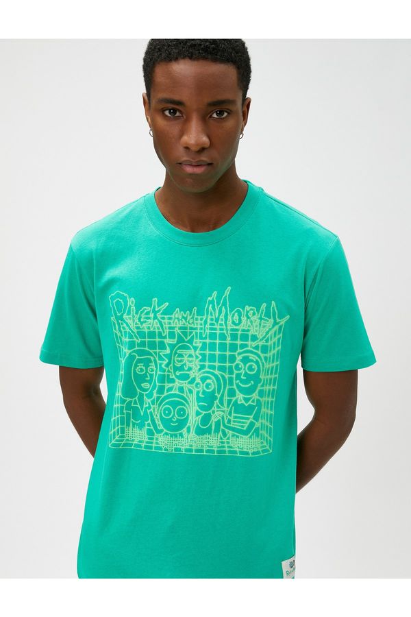 Koton Koton Rick And Morty T-Shirt Licensed Printed