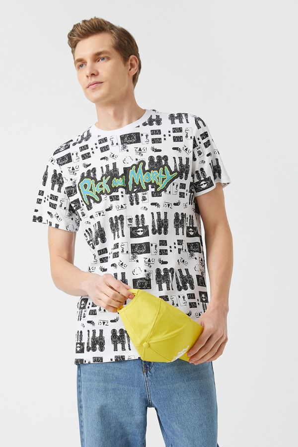 Koton Koton Rick And Morty T-Shirt Licensed Printed
