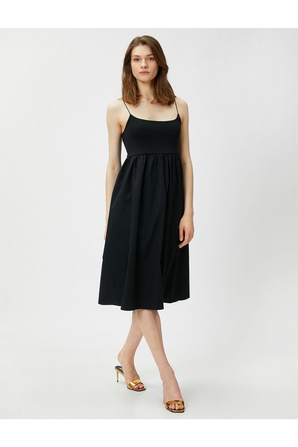 Koton Koton Robe Midi Length Dress With Strap